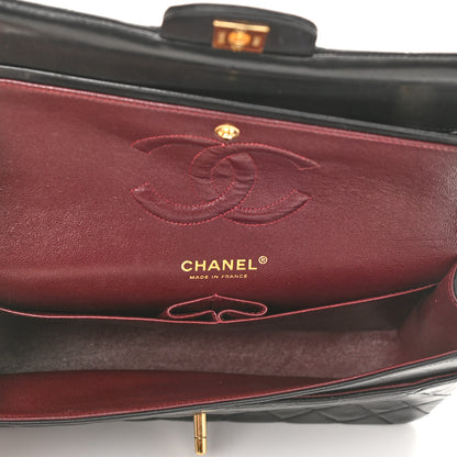 Chanel Lambskin Quilted Medium Double Flap Black 5 of 11