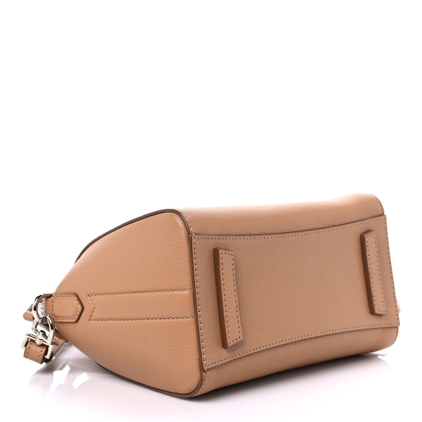 Sugar Goatskin Mini Antigona Medium Beige