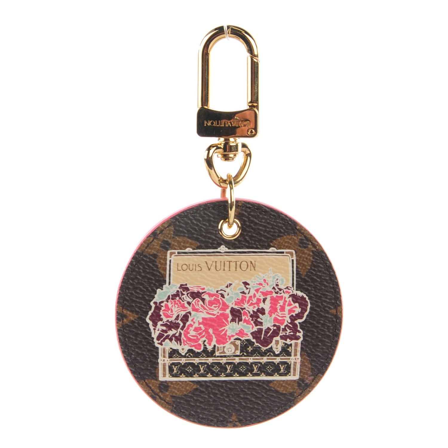 Louis Vuitton Monogram Illustre Posies Bag Charm 1 of 8