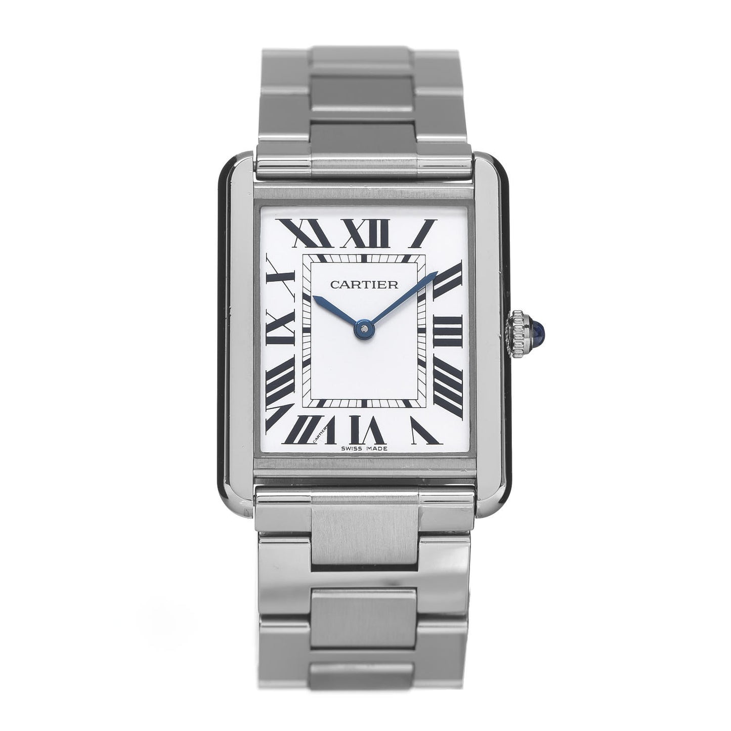 Stainless Steel 27mm Tank Solo Quartz Watch