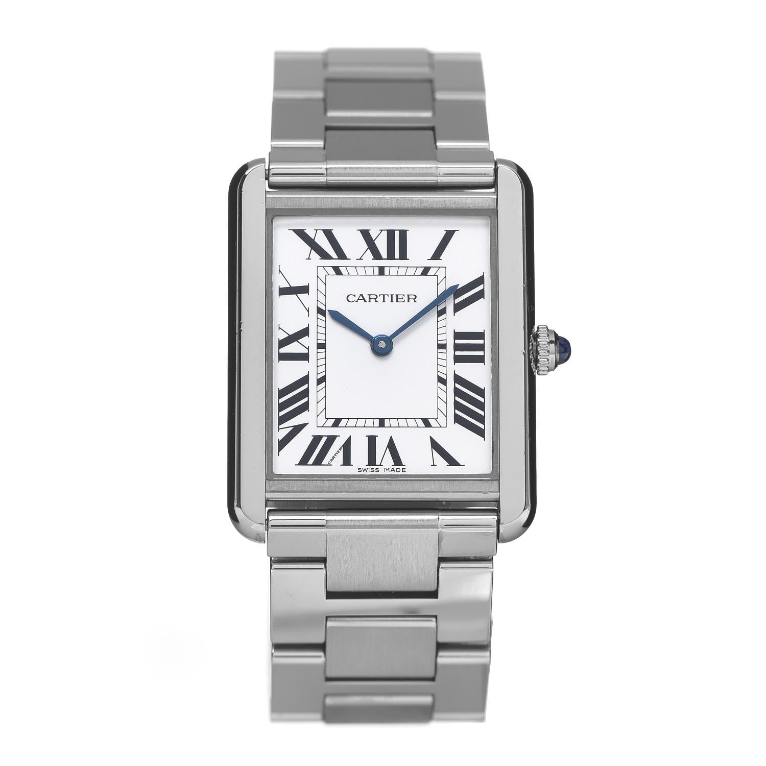 Cartier Stainless Steel 27mm Tank Solo Quartz Watch 1 of 7