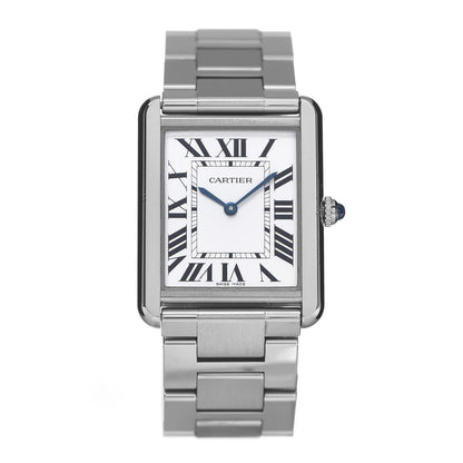 Cartier Stainless Steel 27mm Tank Solo Quartz Watch 1 of 7