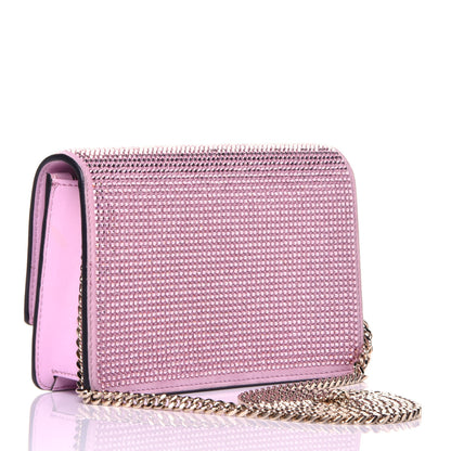 Versace Vitello Crystal Palazzo Evening Bag Pink 3 of 8