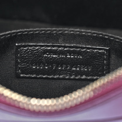 Saint Laurent Calfskin Matelasse Monogram Lou Camera Bag Dark Legion Red 6 of 10