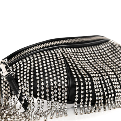 Miu Miu Nappa Crystal Fringe Belt Bag Black 8 of 10