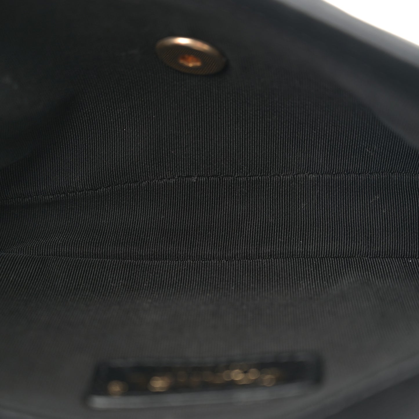 Calfskin Quilted Flap Waist Bag Black