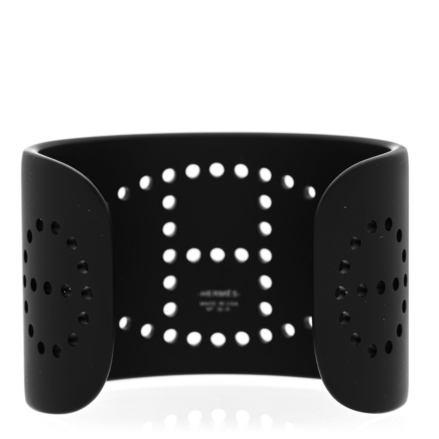 Aluminium Evelyne Sunset Cuff Bracelet Black