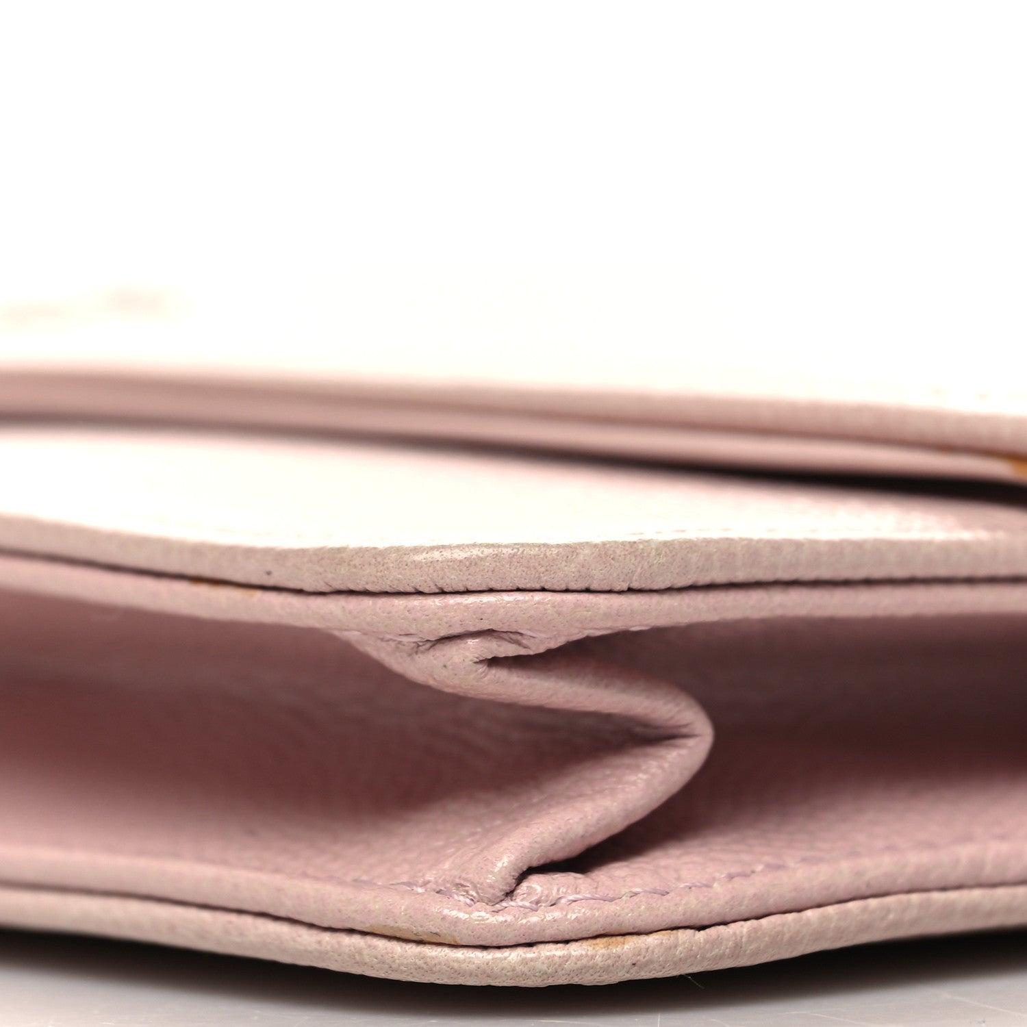 Chanel Caviar Sevruga Wallet on Chain WOC Pink 11 of 12