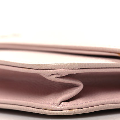 Chanel Caviar Sevruga Wallet on Chain WOC Pink 11 of 12