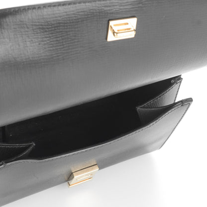 Givenchy Textured Calfskin Mini Pandora Box Chain Crossbody Bag Black 5 of 7