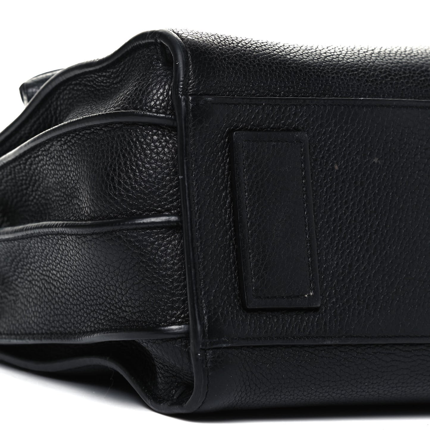 Grained Calfskin Baby Supple Sac De Jour Black