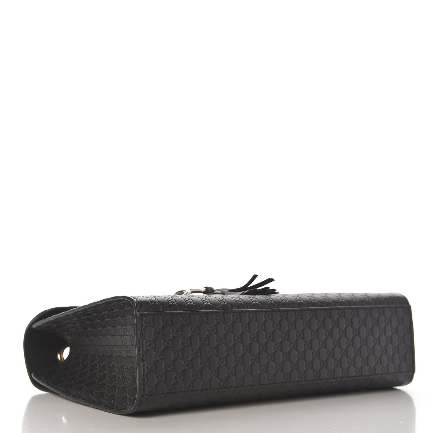 Microguccissima Medium Emily Chain Shoulder Bag Black