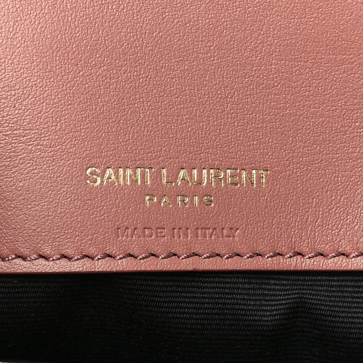 Saint Laurent Suede Matelasse Chevron Monogram Mini College Bag Barely Pink 6 of 12