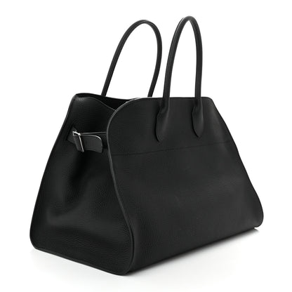 The Row Matte Grained Calfskin Soft Margaux 15 Black 3 of 9