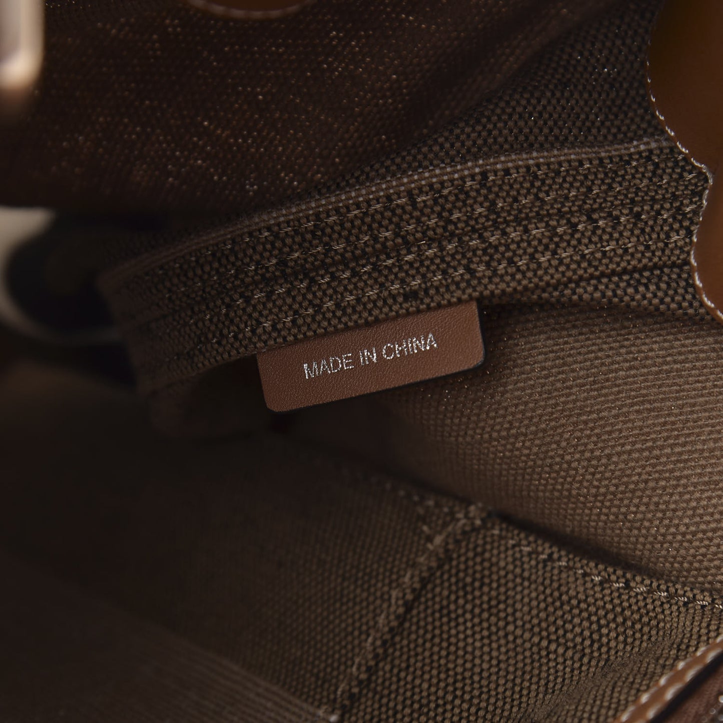 Canvas Mega Check Medium Ashby Hobo Saddle Brown