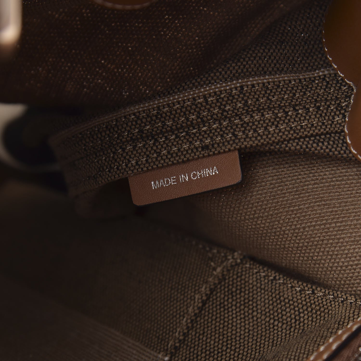 Burberry Canvas Mega Check Medium Ashby Hobo Saddle Brown 8 of 12