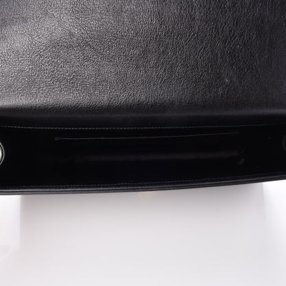 Saint Laurent Calfskin Monogram Large Belle De Jour Clutch Black 5 of 7