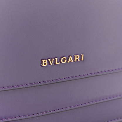 Bulgari Calfskin Serpenti Forever Shoulder Bag Purple 10 of 13