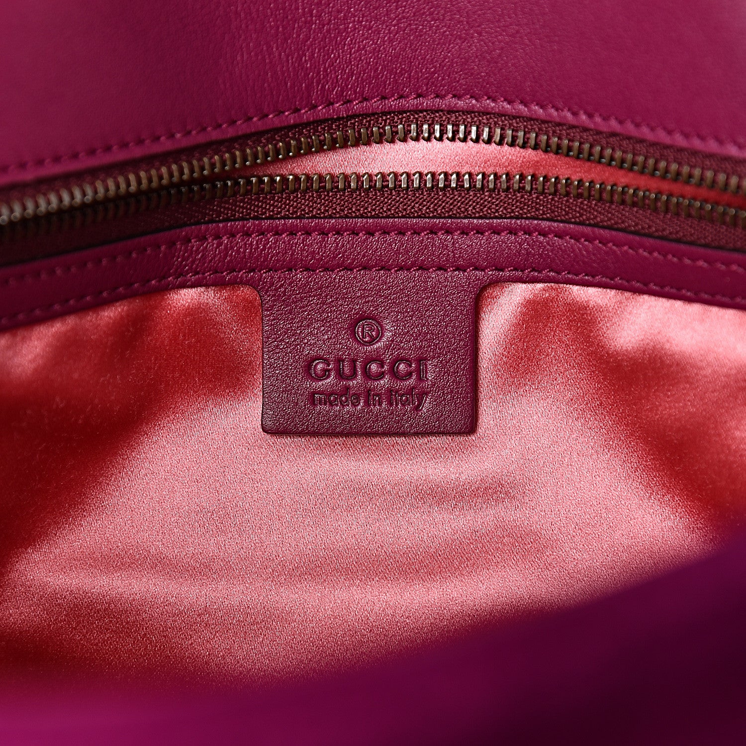 Gucci Velvet Matelasse Medium GG Marmont Shoulder Bag Fuchsia Violet Cyclamen 6 of 10