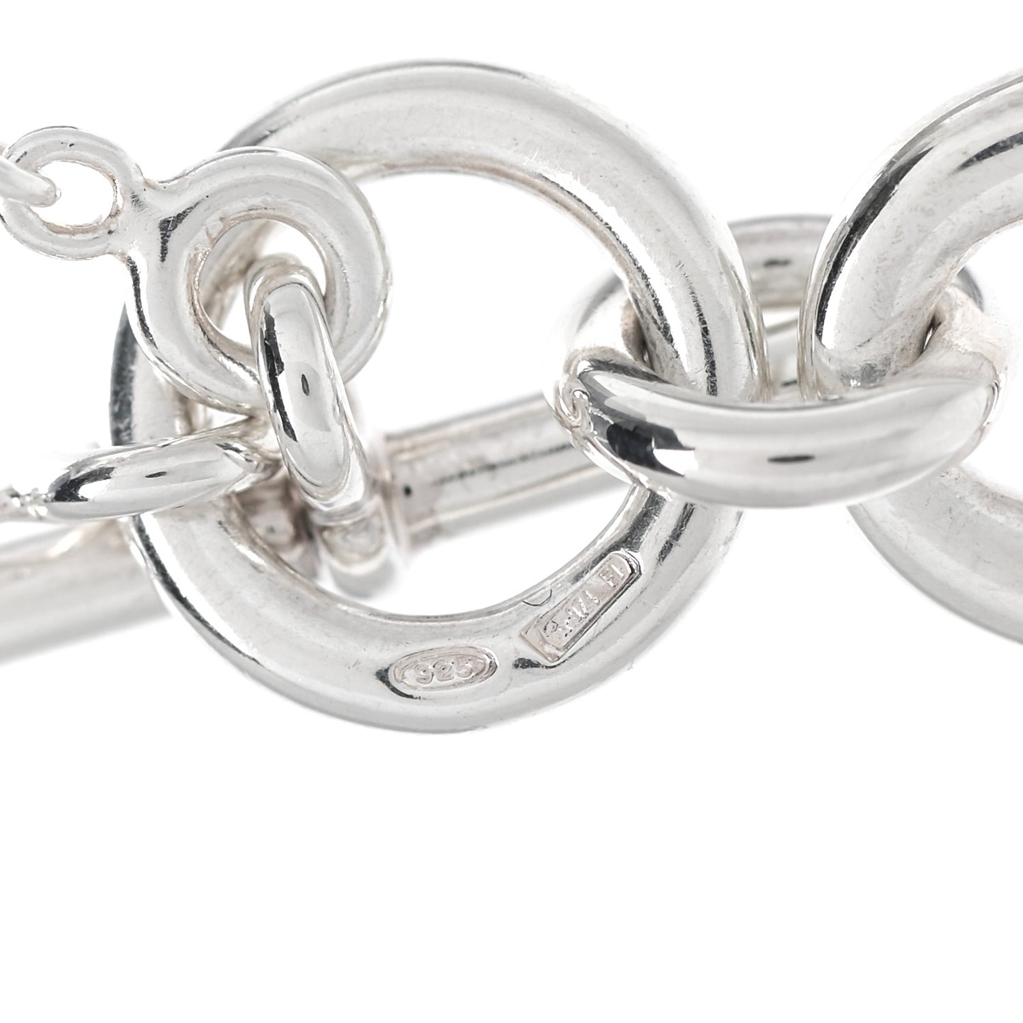 Sterling Silver Amulette Chaine d'Ancre Necklace