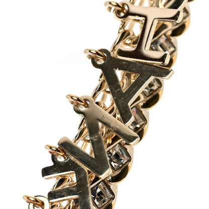 Chanel Crystal CC Logo Charms Brooch Gold 6 of 6