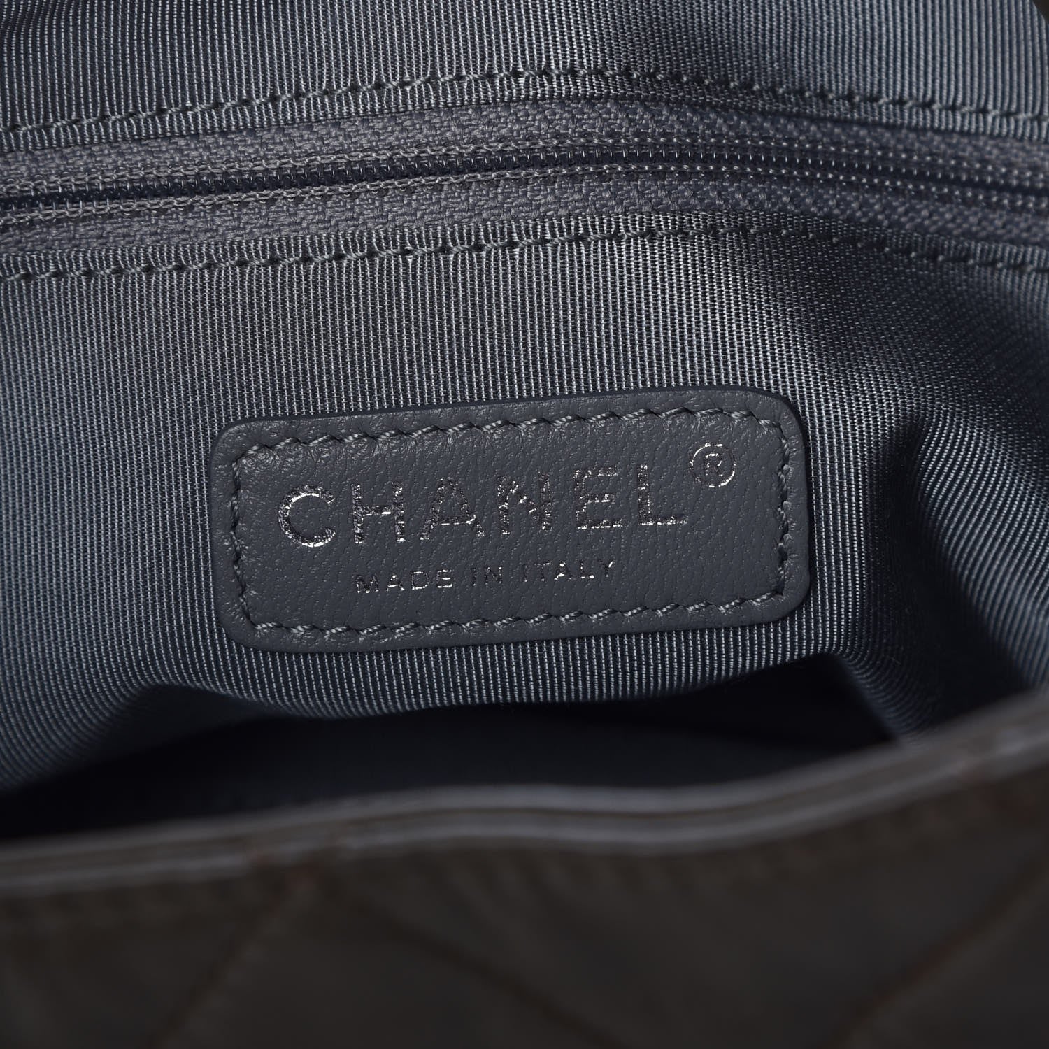 Chanel Calfskin Coco Pleats Hobo Olive 6 of 7