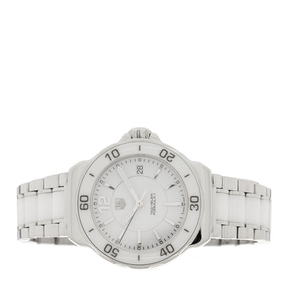 Tag Heuer Stainless Steel Ceramic 37mm Formula 1 Lady Quartz Watch White WAH1211 2 of 5