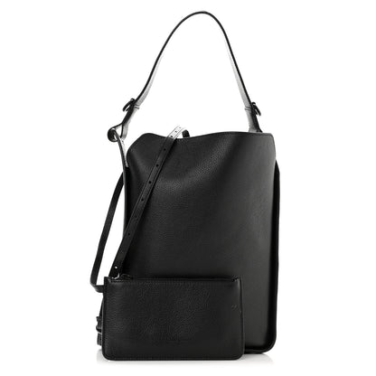 Balenciaga Calfskin Logo Embossed Small Tool 2.0 North-South Tote Black 1 of 11