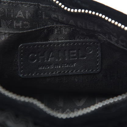 Chanel Velvet Satin Evening Bag Black 6 of 6