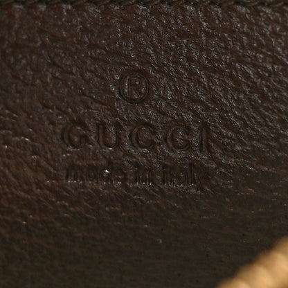 Gucci GG Supreme Monogram Textured Dollar Calfskin Small Ophidia Hobo Beige Ebony New Acero 6 of 10