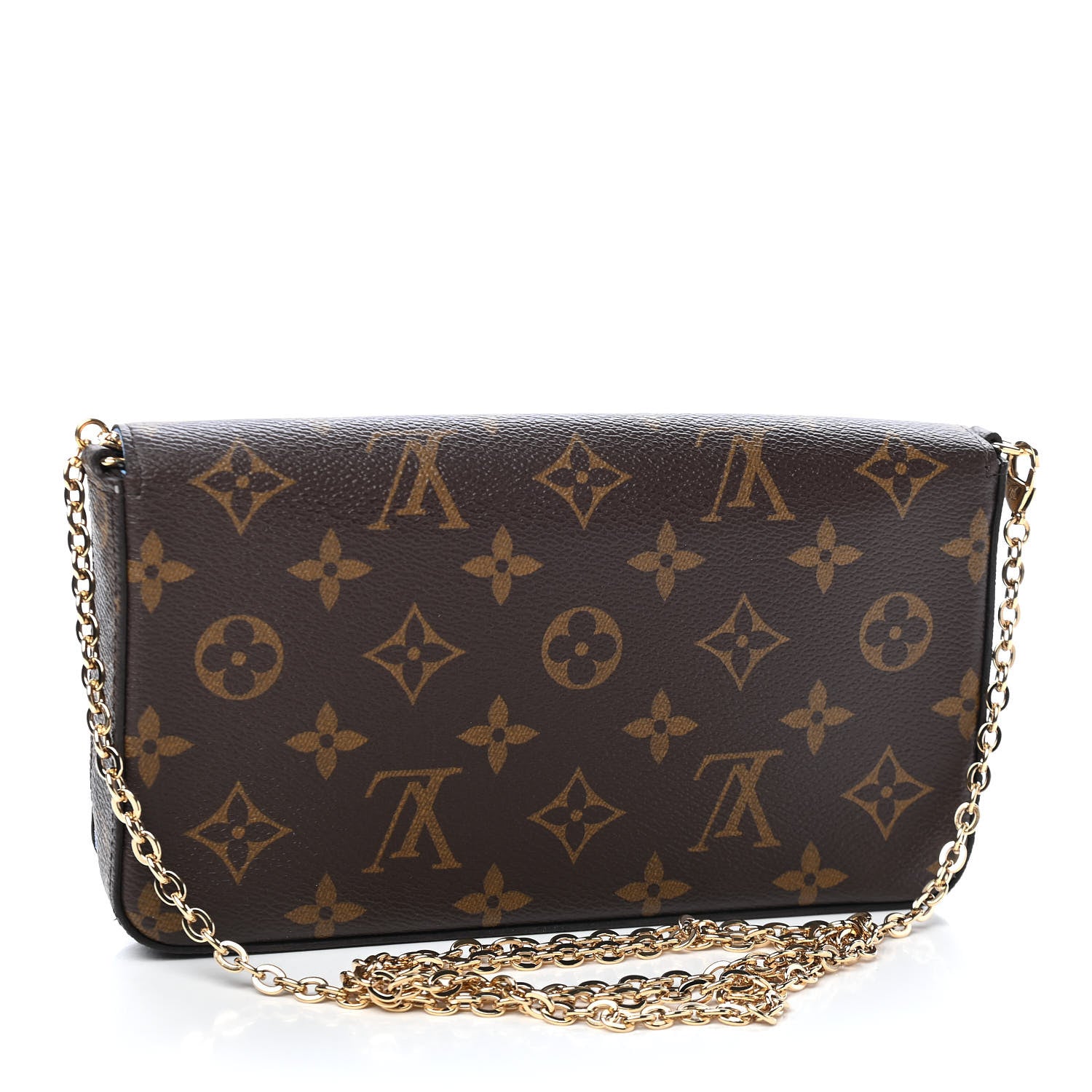 Louis Vuitton Monogram 2021 Christmas Animation China Wall Pochette Felicie Chain Wallet Myosotis Blue 3 of 8