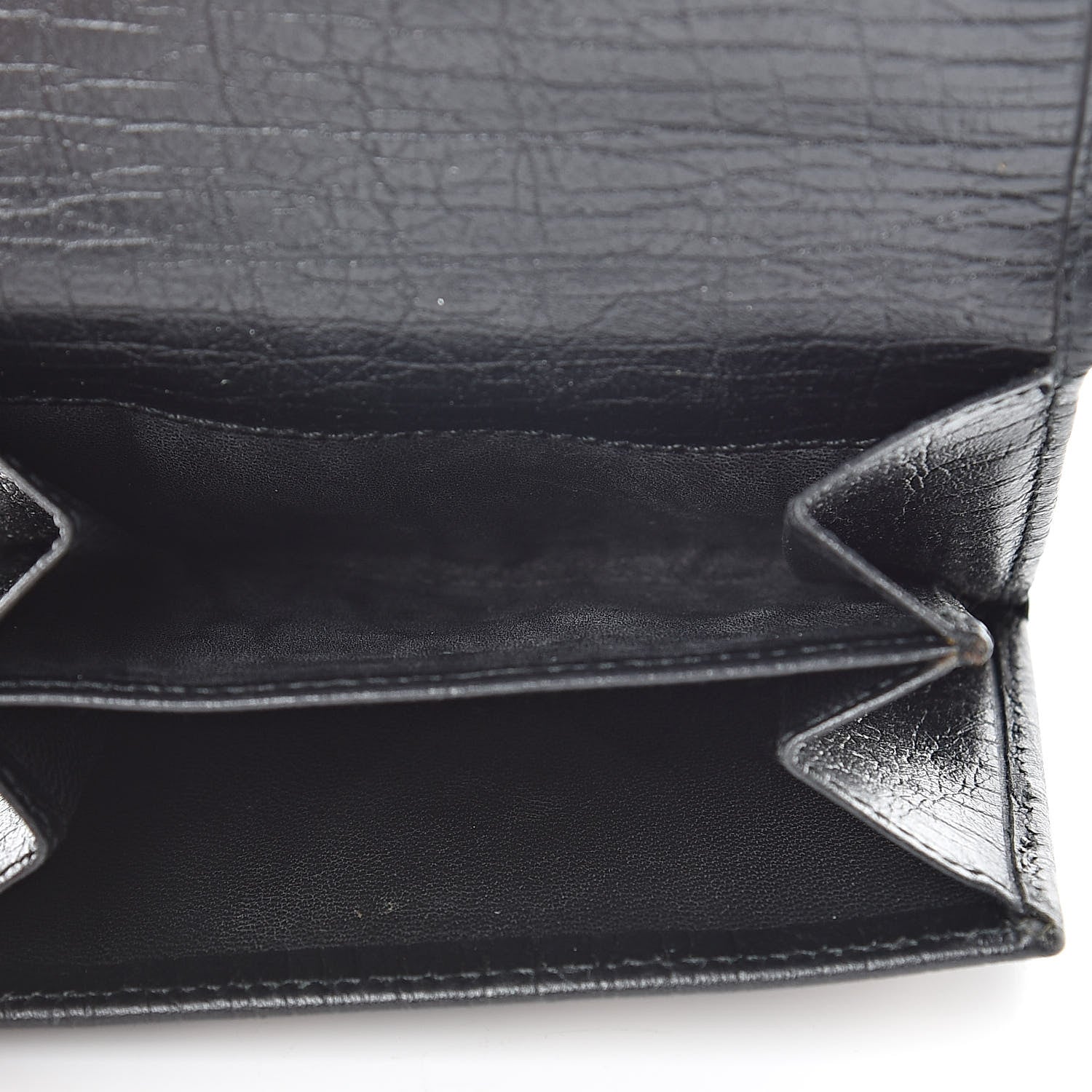 Gucci Monogram Bamboo French Wallet Navy 5 of 9