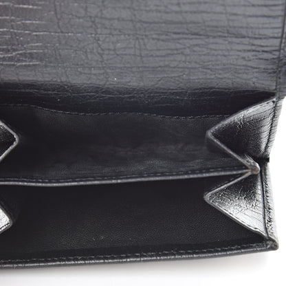 Gucci Monogram Bamboo French Wallet Navy 5 of 9