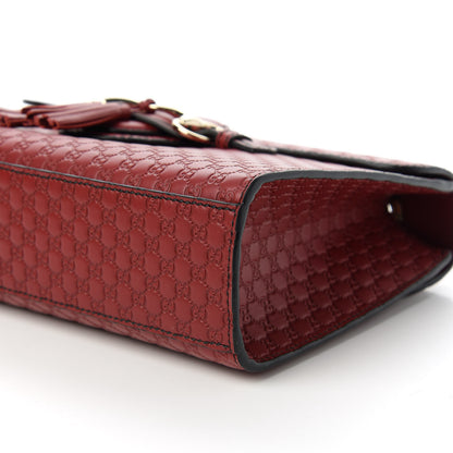 Gucci Microguccissima Medium Emily Chain Shoulder Bag Red 7 of 10