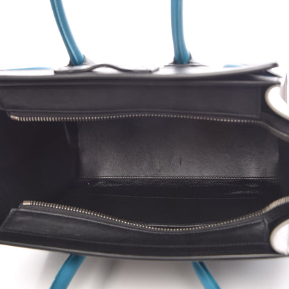 Celine Smooth Calfskin Micro Tri-Color Luggage Turquoise 7 of 13