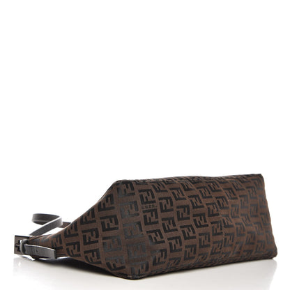 Fendi Zucchino Pochette Tobacco Moro 4 of 13
