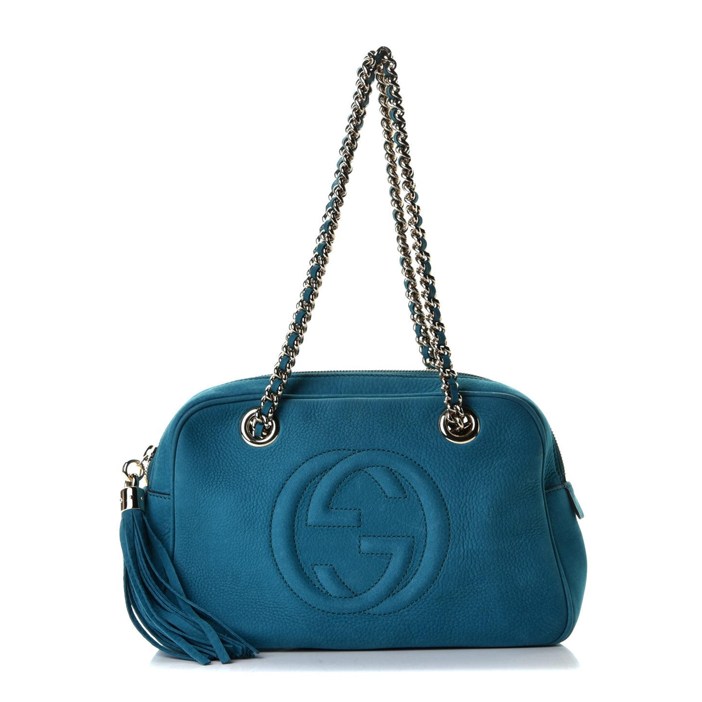 Vitello Range Small Soho Bowler Deep Cobalt