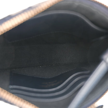 Christian Dior Oblique Saddle Rodeo Pouch Navy Blue 5 of 11