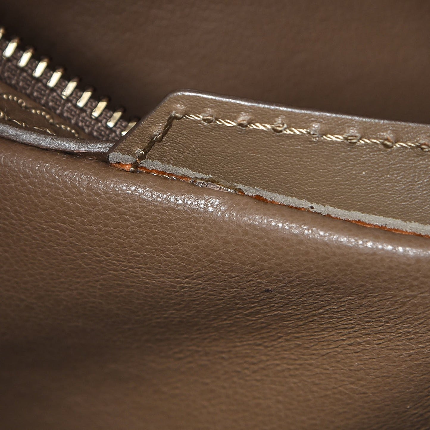 Smooth Calfskin Mini Luggage Camel