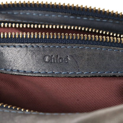 Chloe Lambskin Heloise Small Shoulder Bag Blue 5 of 9