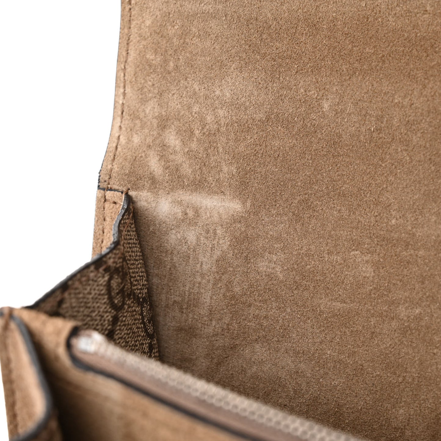 GG Supreme Monogram Medium Dionysus Shoulder Bag Taupe