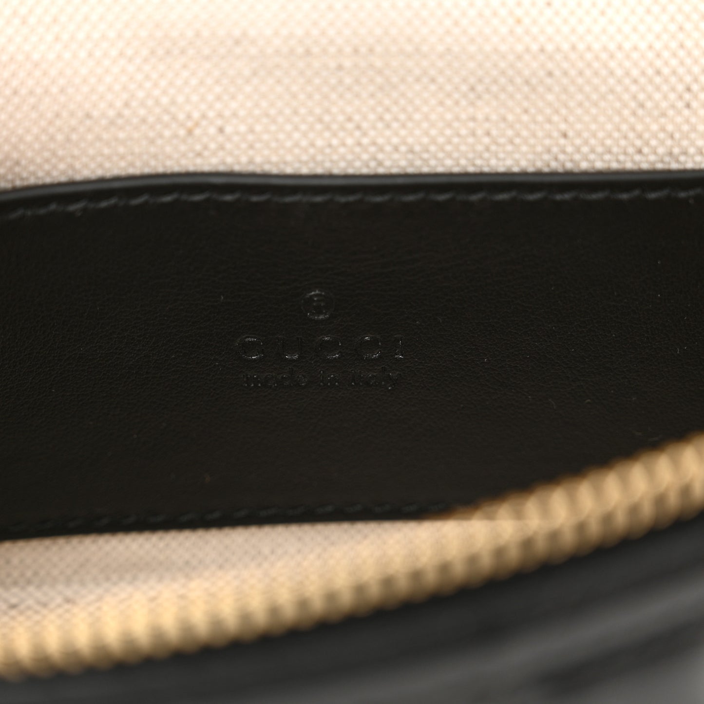 Calfskin GG Matelasse Mini Top Handle Bag Black
