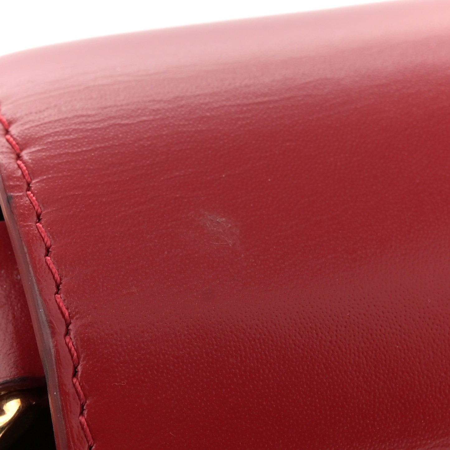 Box Calfskin Small 4G Cube Chain Shoulder Bag Dark Red