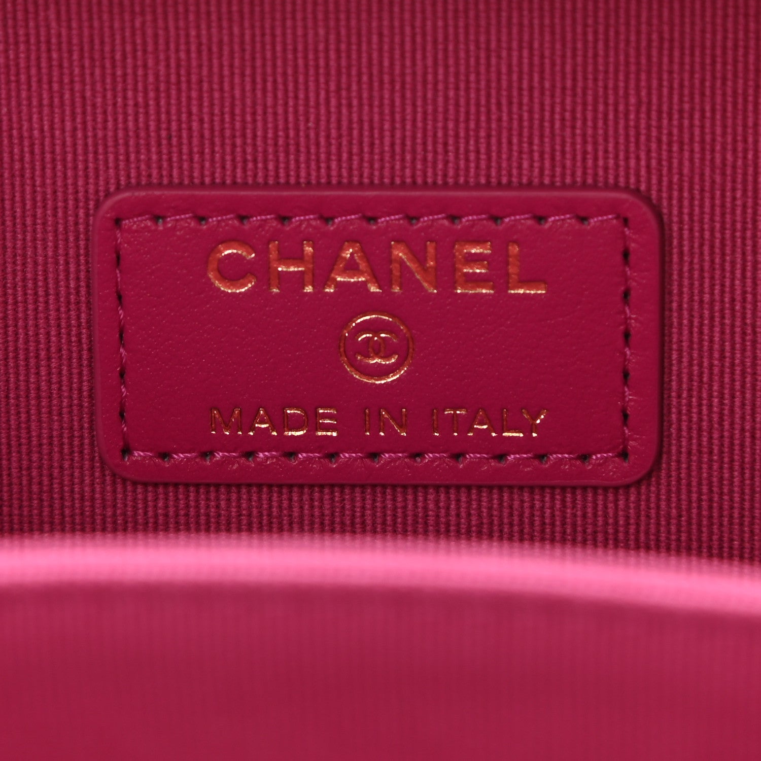 Chanel Caviar Quilted Twist Your Buttons Clutch With Chain Fuchsia 6 of 11