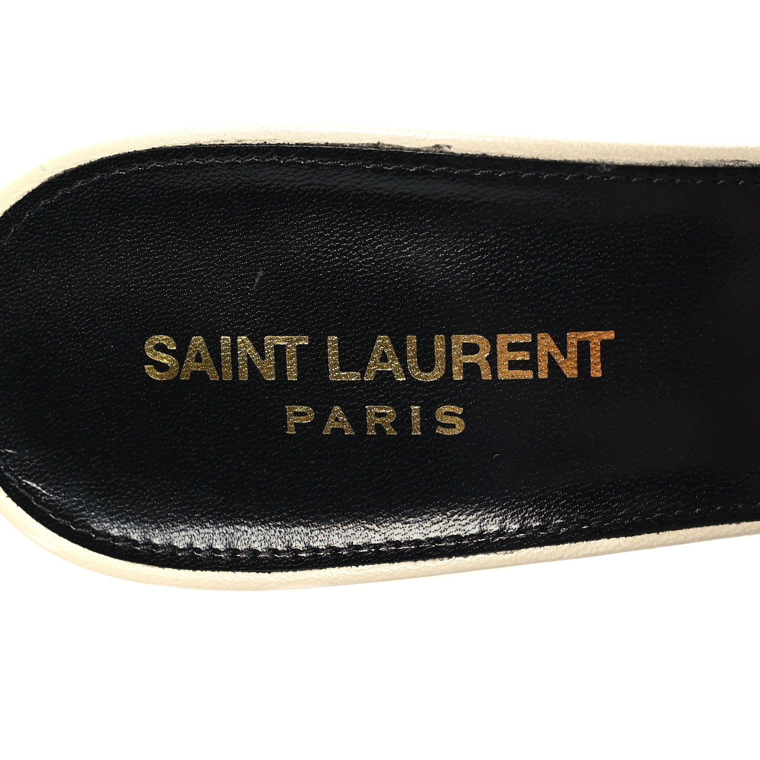 Saint Laurent Calfskin New Belfagor 110mm Mules 41 Pearl 8 of 9