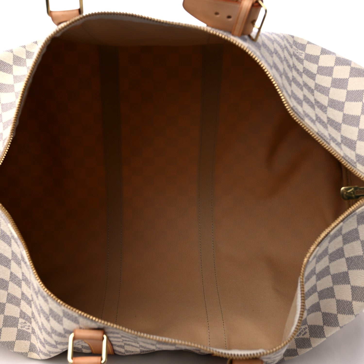 Louis Vuitton Damier Azur Keepall Bandouliere 55 4 of 20