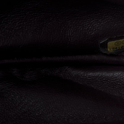Chanel Aged Calfskin Quilted Large Reissue Camera Case Black 9 of 9