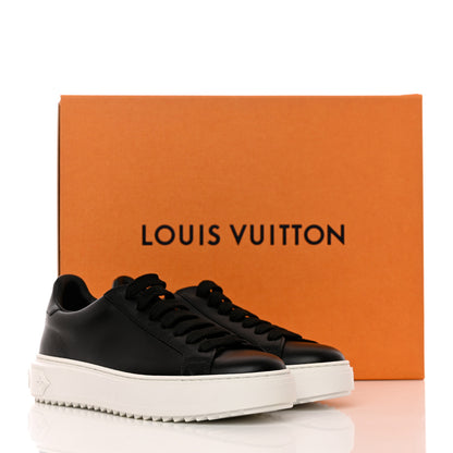 Louis Vuitton Calfskin Time Out Sneakers 37.5 Black 12 of 12