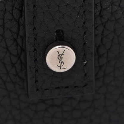 Saint Laurent Grained Calfskin Sac De Jour Card Case Black 8 of 9