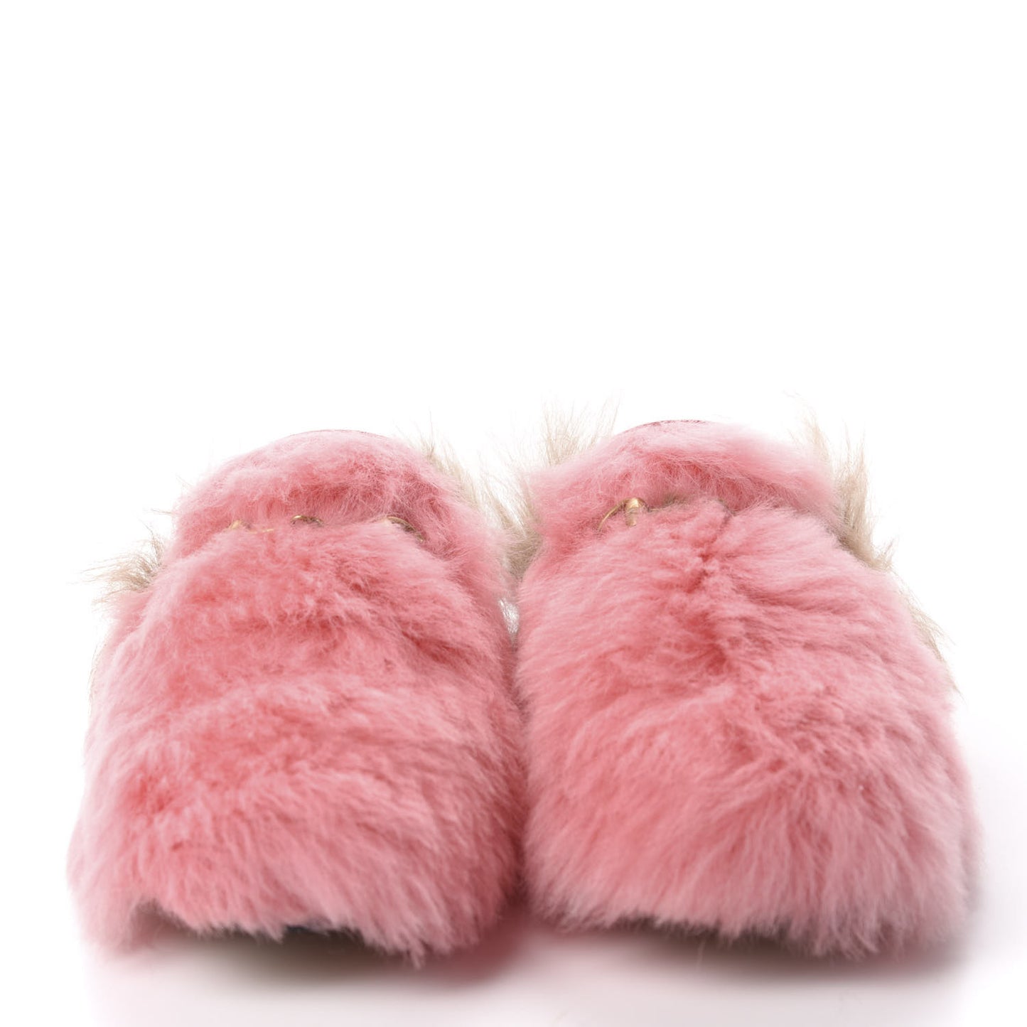Merino Wool Womens Princetown Slippers 39.5 Pink